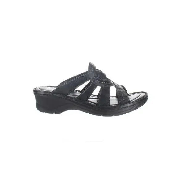 Josef Seibel Womens Catalonia 01 Black Sandals EUR 40 Medium (B, M) - Picture 1 of 4